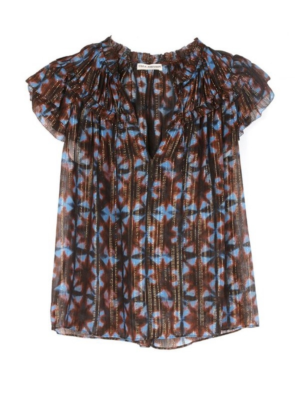 Ulla Johnson Marta Blouse- Twilight Prism - Picture 3 of 8